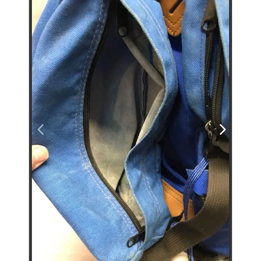 Vintage Wilderness Experience Backpack Rucksack Blue and‎ Two Side Packs